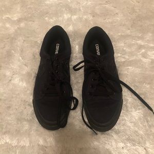 All Black Converse